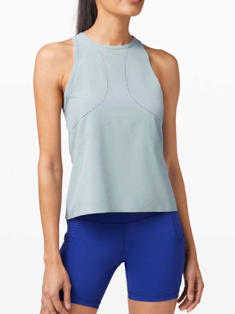 Lululemon Find Your Pace Tank in Blue Cast